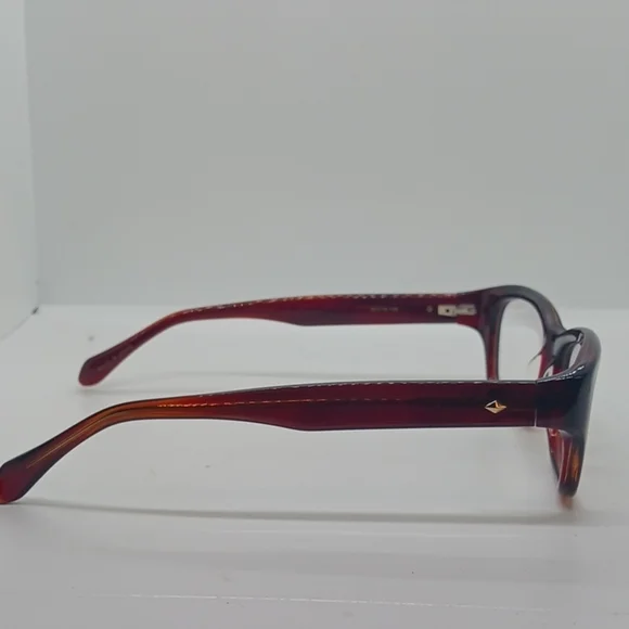 NWT WOMEN\'S SAMA EYEGLASS FRAMES CHELSEA TORTOISE WINE Amelia E. Skyline Tortoise, Beige Prescription Eyeglasses main image 4